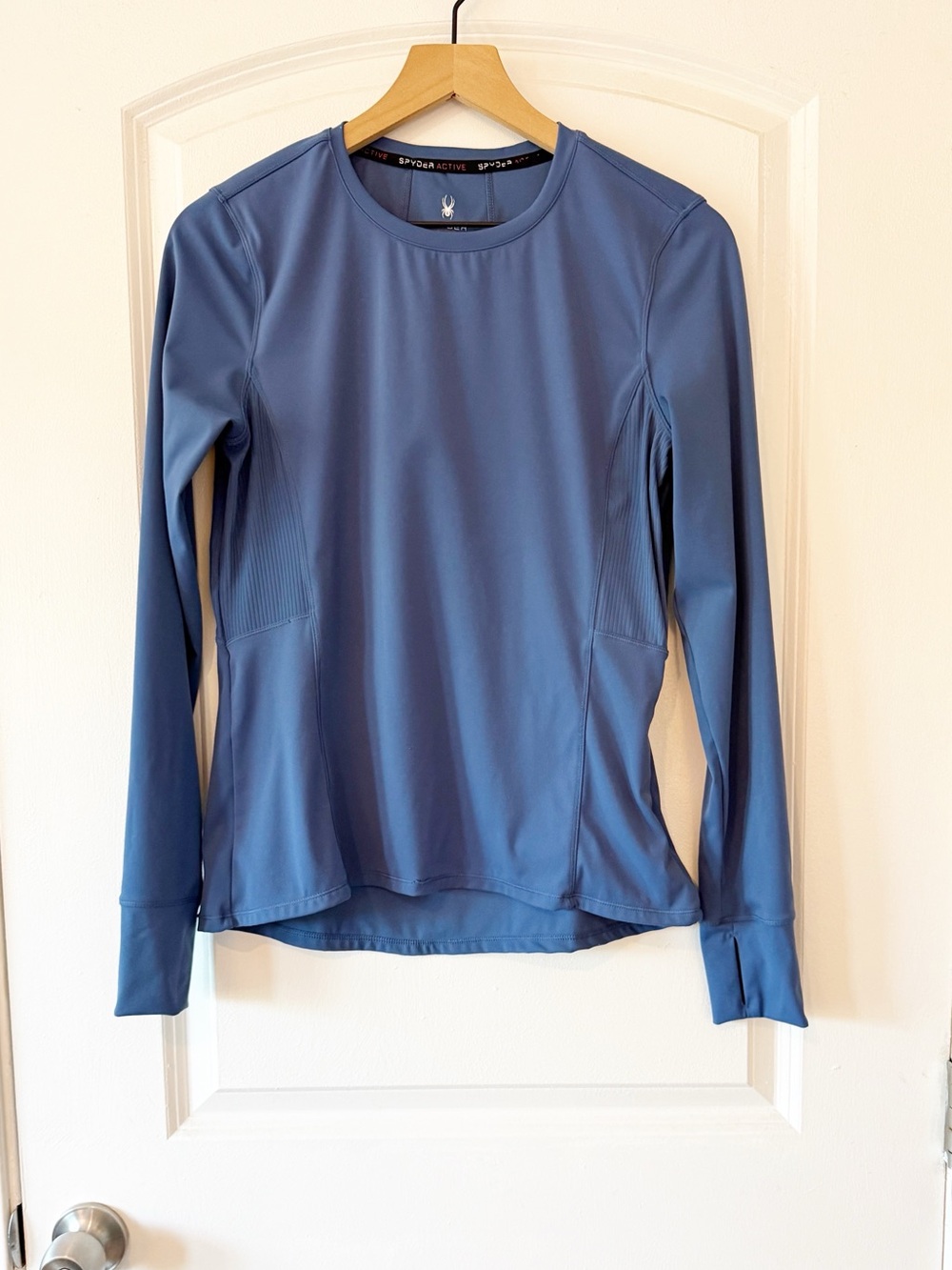 Spyder Blue Long Sleeve Active Top Medium